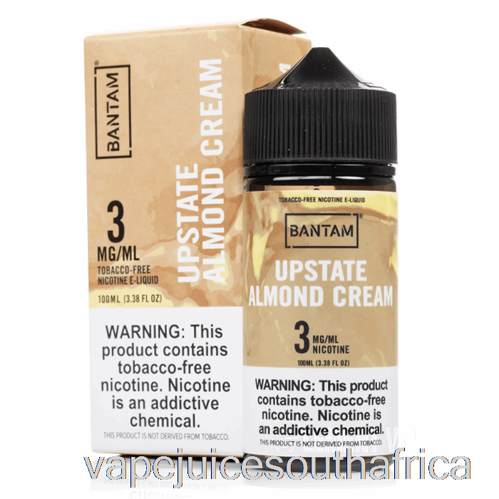 Vape Juice South Africa Upstate Almond Cream - Bantam Vape - 100Ml 0Mg